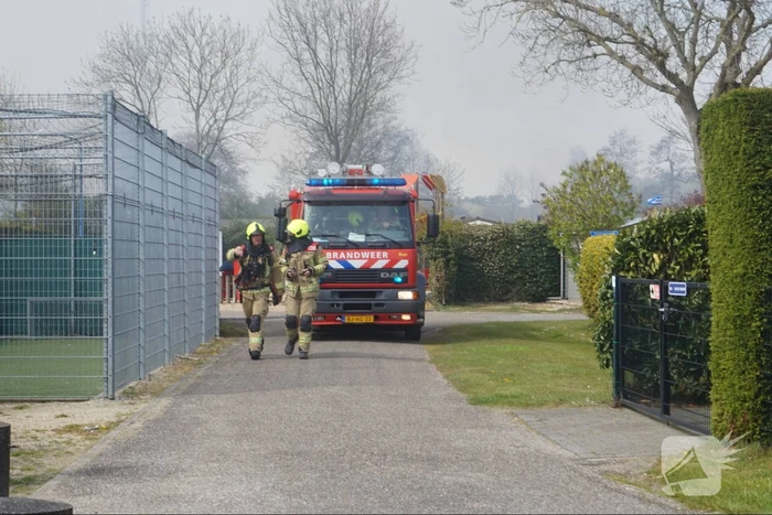 Caravan op camping Duinrand verwoest door brand