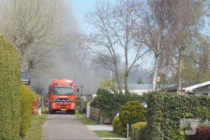 Caravan op camping Duinrand verwoest door brand
