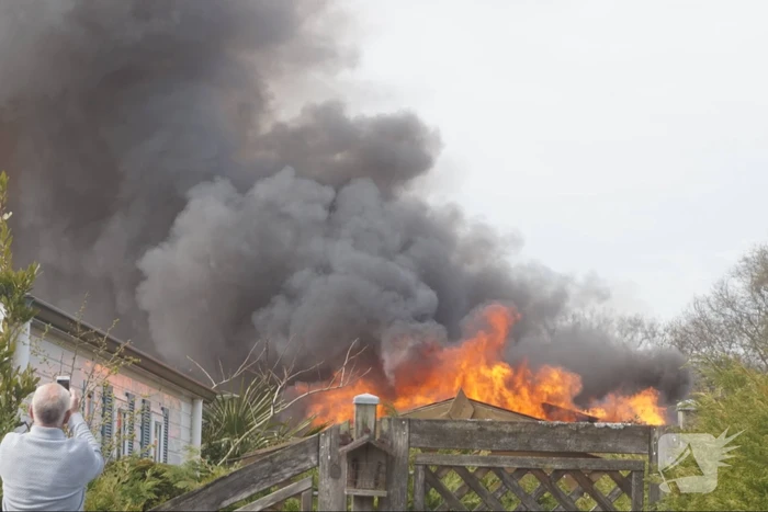 Caravan op camping Duinrand verwoest door brand