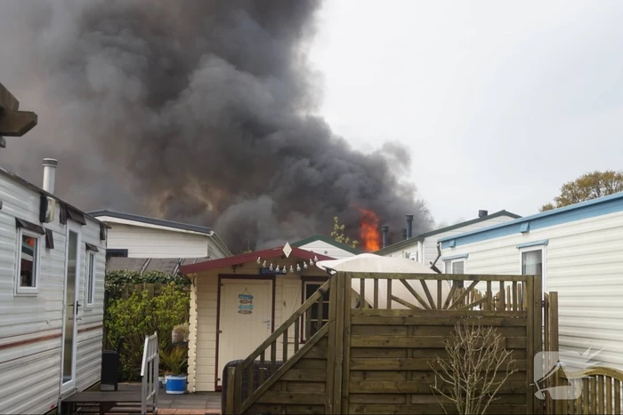Caravan op camping Duinrand verwoest door brand