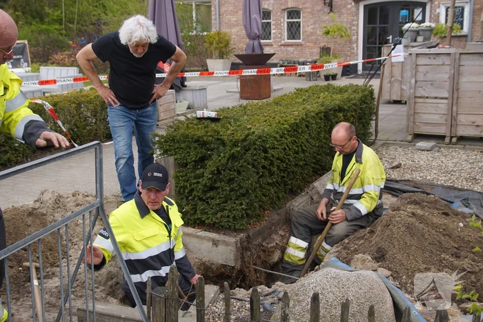 Gaslekkage op terras horecagelegenheid