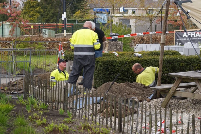 Gaslekkage op terras horecagelegenheid