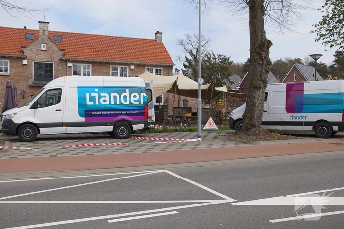 Gaslekkage op terras horecagelegenheid