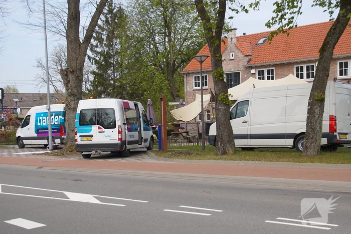 Gaslekkage op terras horecagelegenheid