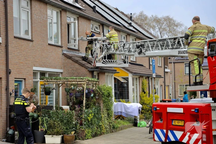 Traumahelikopter landt voor incident in woning