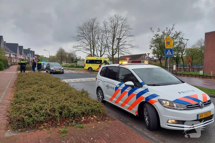 Fietsster aangereden door personenauto