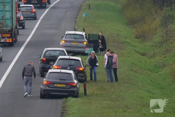 Schade bij ongeval op snelweg