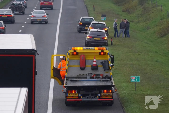 Schade bij ongeval op snelweg