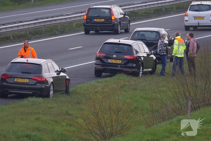 Schade bij ongeval op snelweg