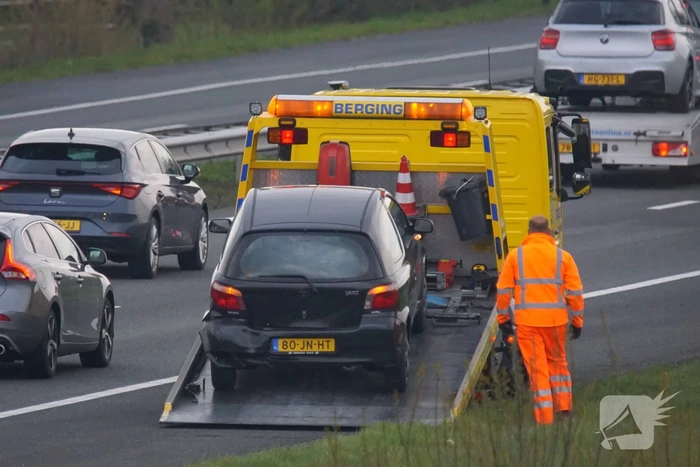 Schade bij ongeval op snelweg