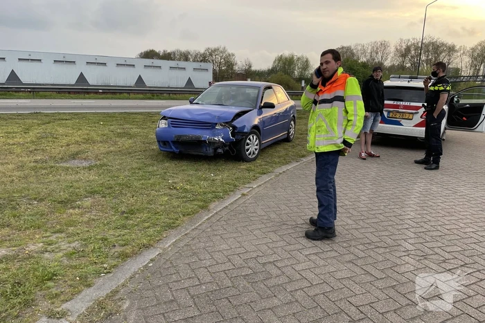 Schade bij kop-staart botsing