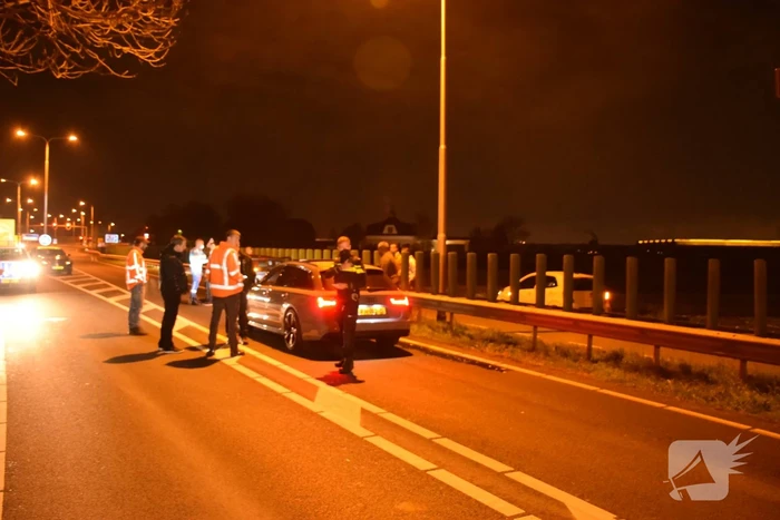 Gewonde bij aanrijding bij wegwerkzaamheden
