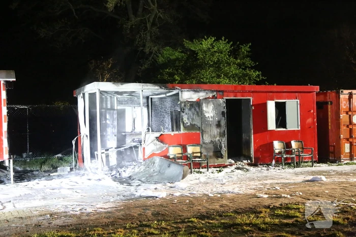 Bouwketen beschadigd door brand