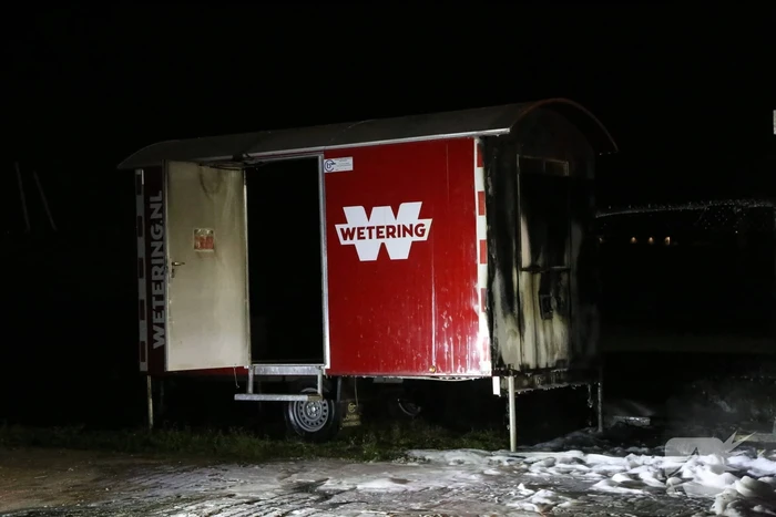 Bouwketen beschadigd door brand