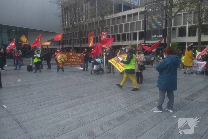 Demonstranten 1 mei comité van start