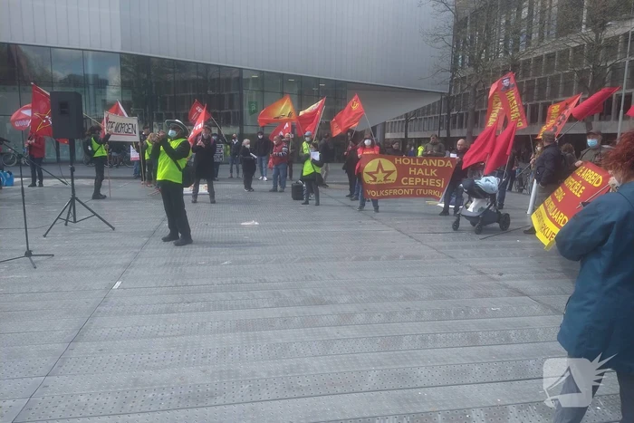 Demonstranten 1 mei comité van start