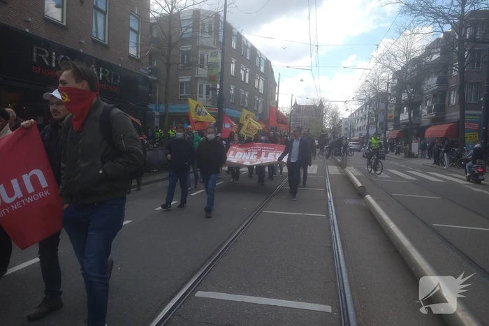 Demonstranten 1 mei comité van start