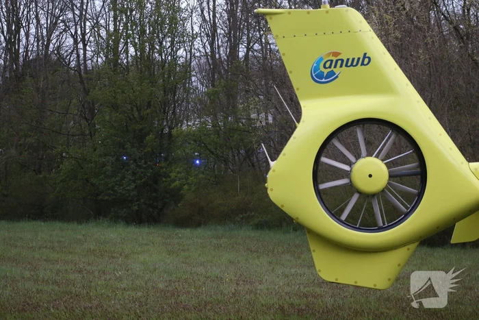 Traumahelikopter landt voor incident