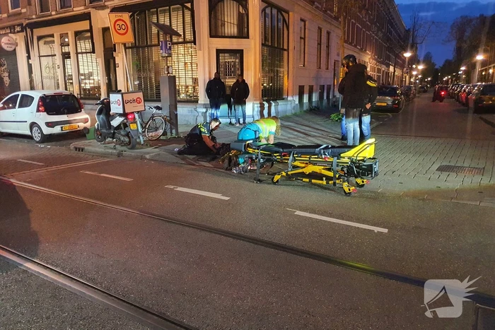 Scooterrijder gewond bij eenzijdig verkeersongeval