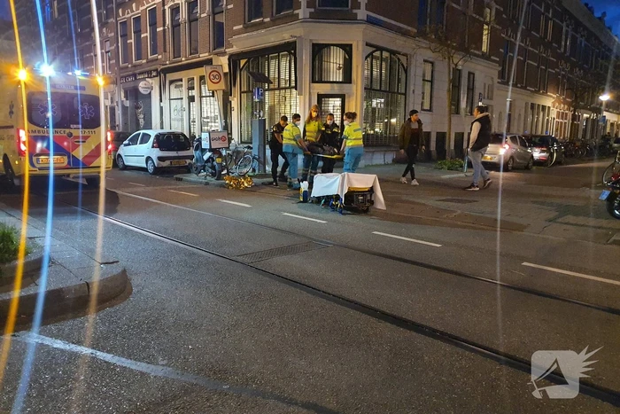 Scooterrijder gewond bij eenzijdig verkeersongeval