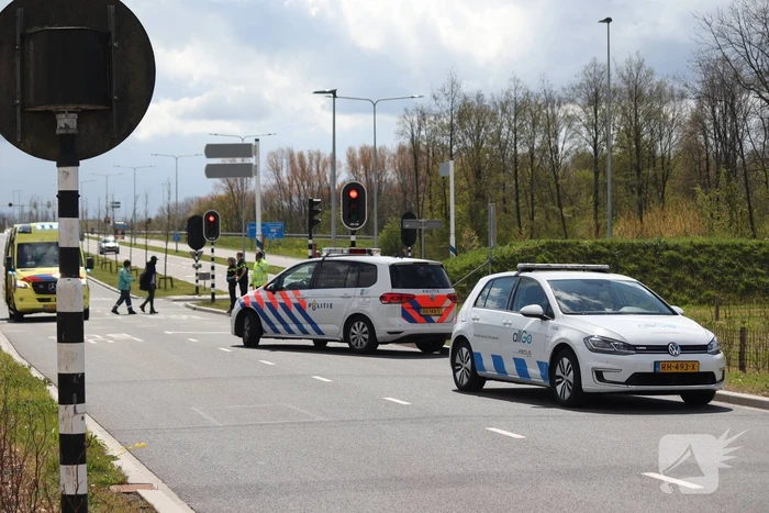 Ongeval tussen dienstvoertuig en fiets