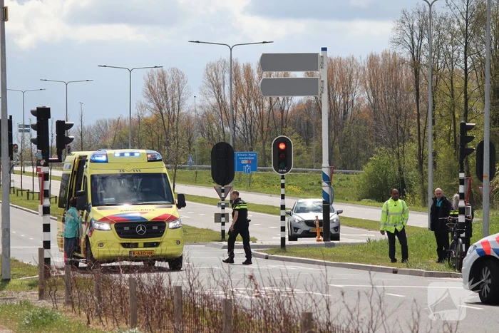 Ongeval tussen dienstvoertuig en fiets