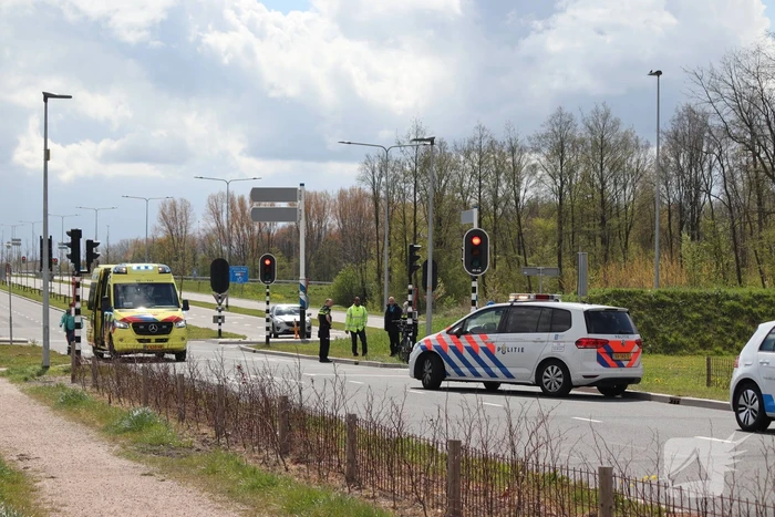 Ongeval tussen dienstvoertuig en fiets