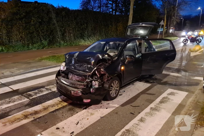 Veel schade bij kop-staartbotsing