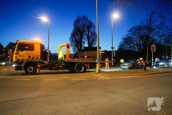 Veel schade bij kop-staartbotsing