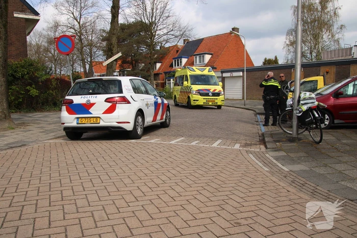 Fietser in botsing met auto