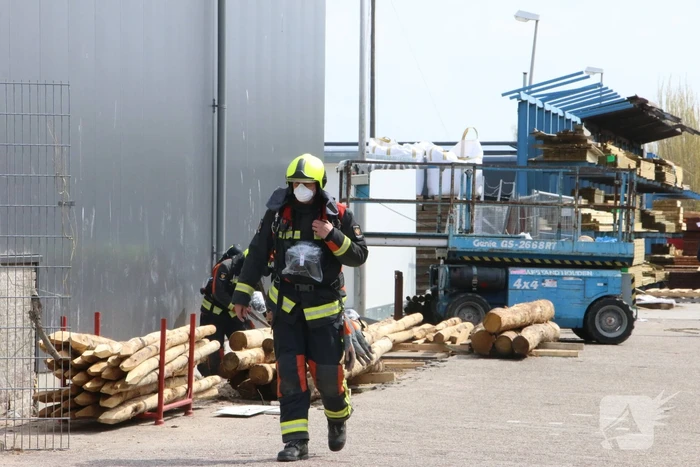 Gasleiding geraakt bij werkzaamheden Van Kempen Houthandel
