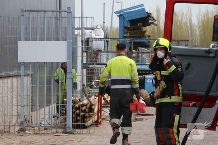 Gasleiding geraakt bij werkzaamheden Van Kempen Houthandel