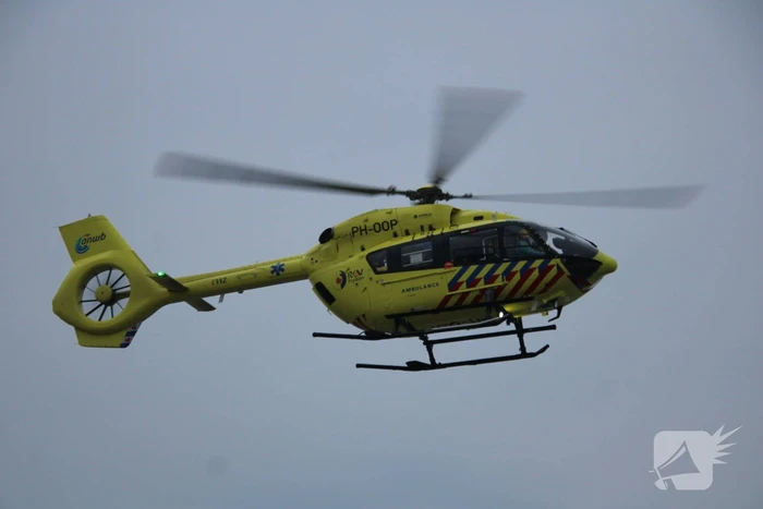 Coronahelikopter vervoert patiënt naar Medisch Centrum