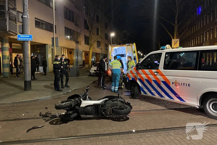 MP3 rijder gewond bij ongeval