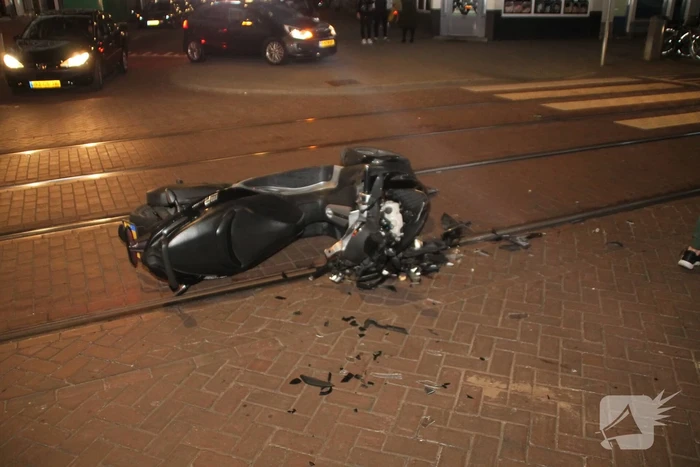 MP3 rijder gewond bij ongeval