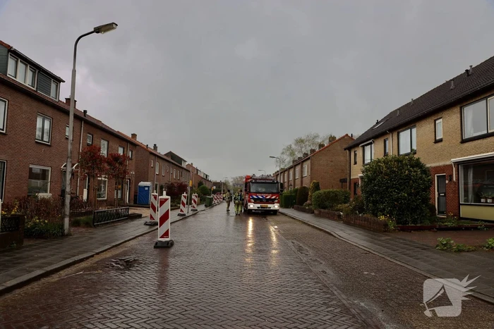Onderzoek naar gaslekkage in wegdek