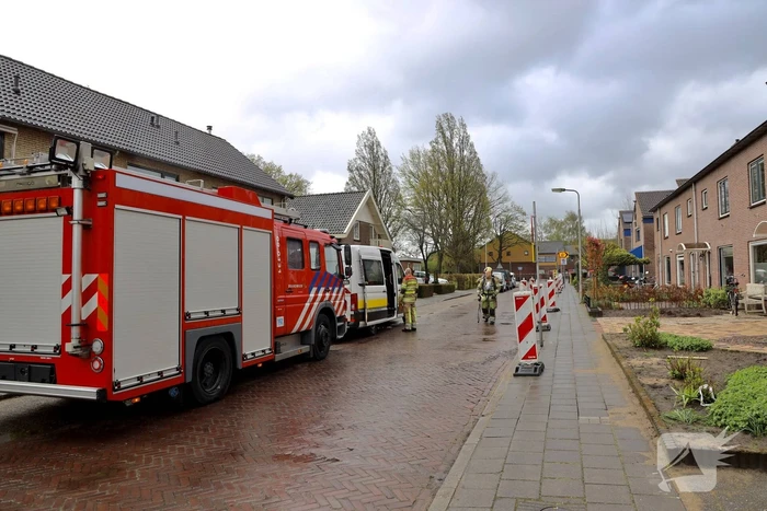 Onderzoek naar gaslekkage in wegdek