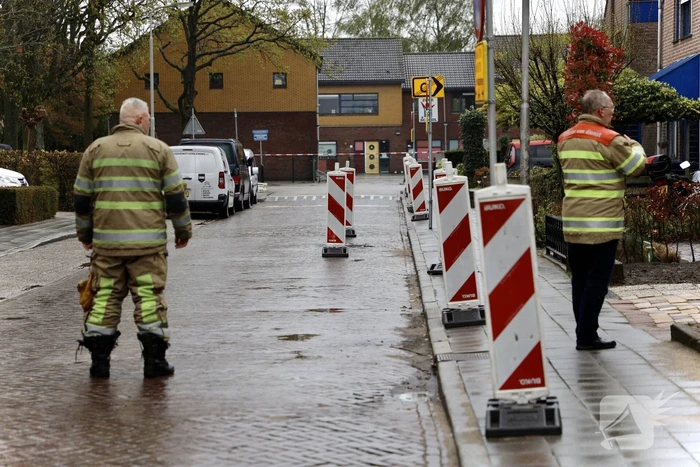Onderzoek naar gaslekkage in wegdek