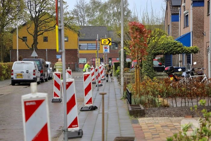 Onderzoek naar gaslekkage in wegdek