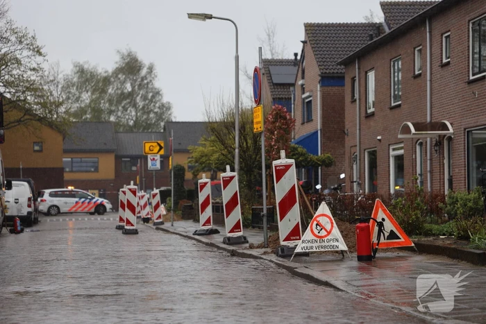 Onderzoek naar gaslekkage in wegdek