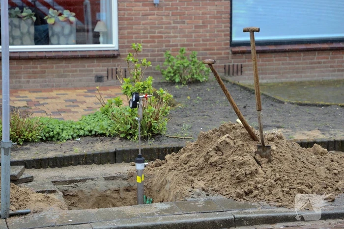 Onderzoek naar gaslekkage in wegdek