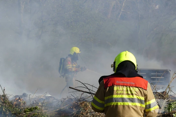 Caravan volledig uitgebrand