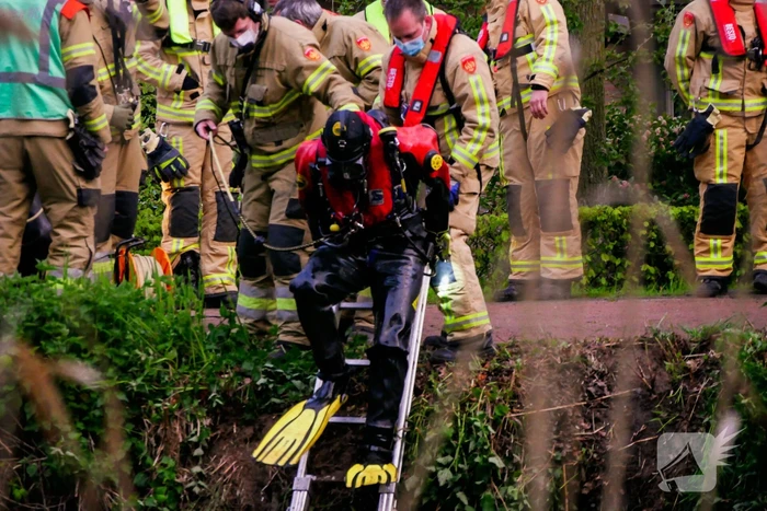 Auto in kanaal gedumpt na woningoverval