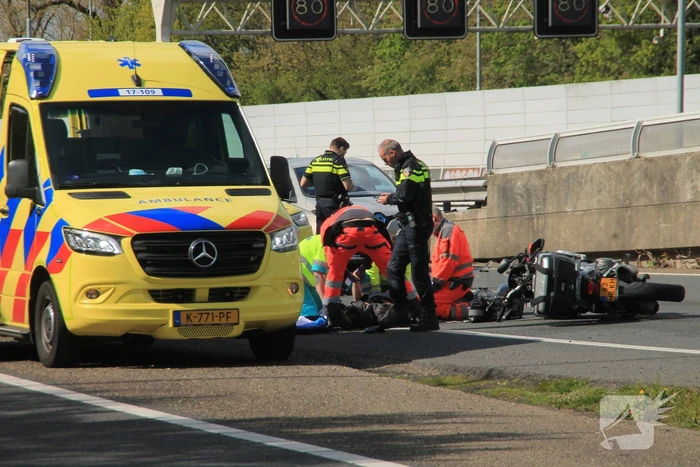 Motorrijder zwaargewond door ongeval