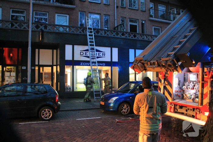 Uitslaande brand in portiekwoning