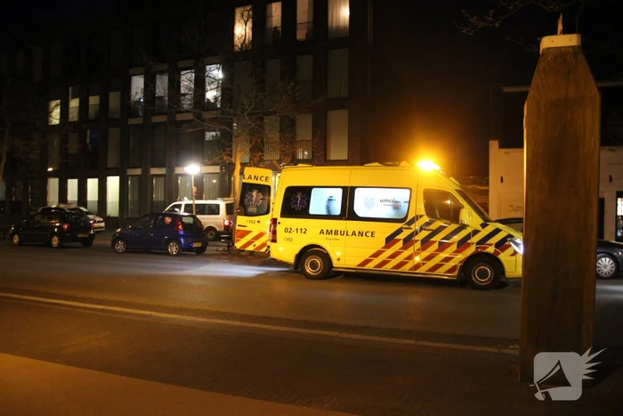 Twee fietsers met elkaar in botsing