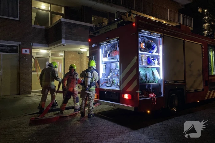 Brand in woning snel geblust
