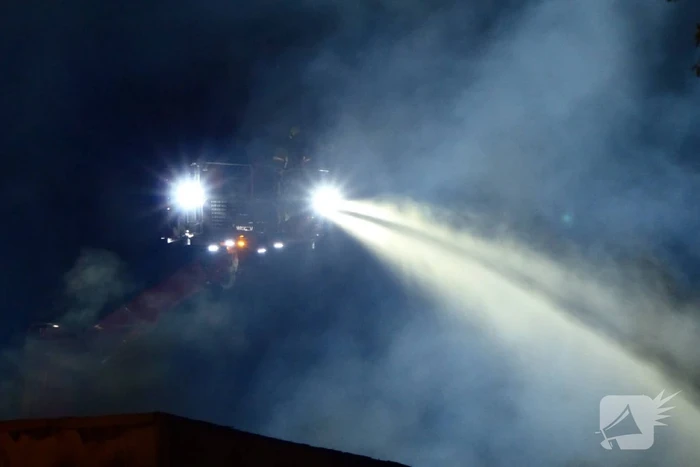 Zeer grote brand in leegstaand pand