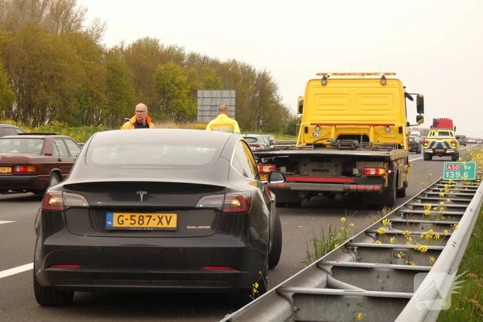 Ongeval tussen auto en vrachtwagen