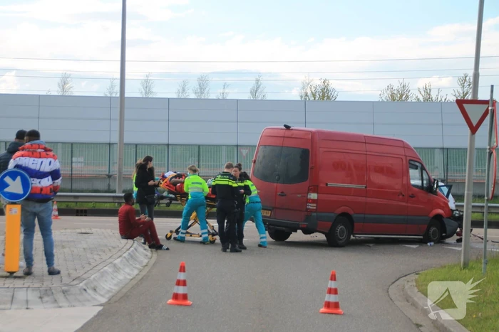 Gewonden bij ongeval met bestelbus